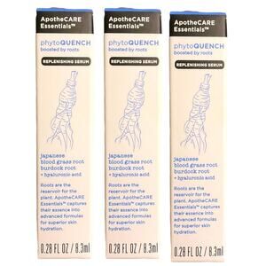 ApotheCare Essentials Phyto QUENCH Lot of 3 NEW Sealed .28fl oz/8.3ml
